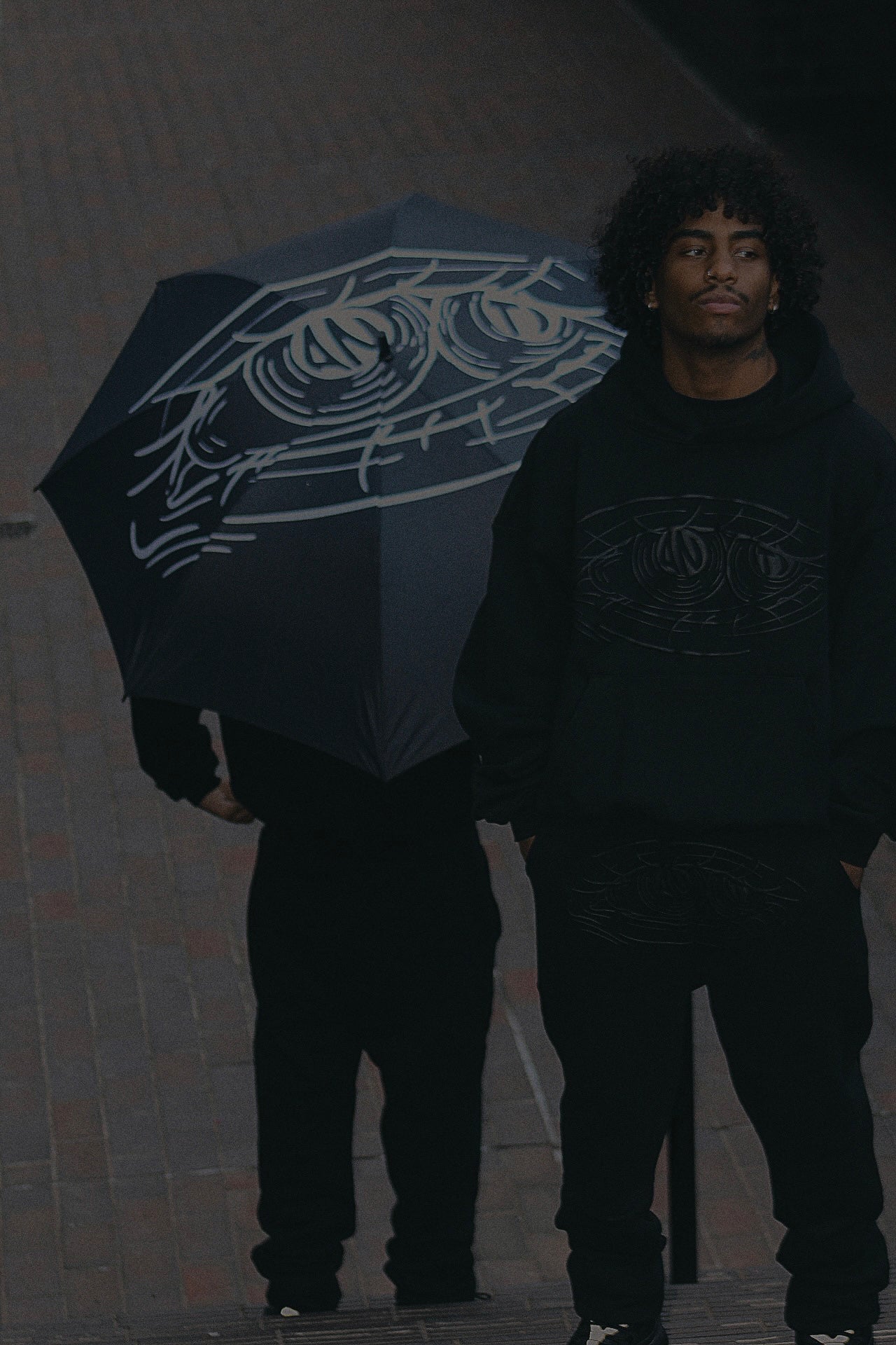 Triple black Hoodie