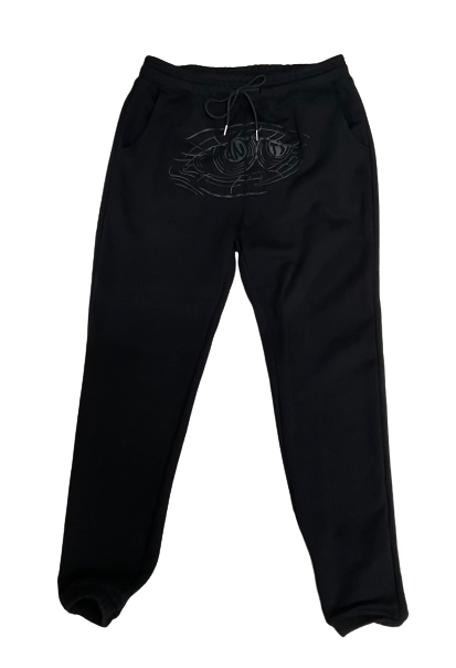 Triple black Joggers